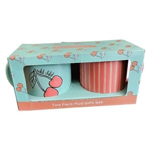 Better Living Cherry "Wild Child" Mug Gift Set Of 2